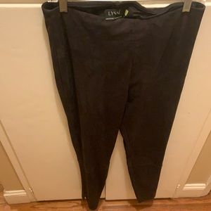 LYSSE Mission Faux Suede Lace-Up Side Leggings